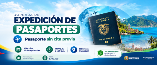 Pasaportes en Santander: jornada móvil en San Benito este 23 de septiembre