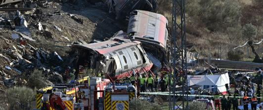 No hay colombianos reportados entre las víctimas del accidente de trenes en España. Foto: AFP.
