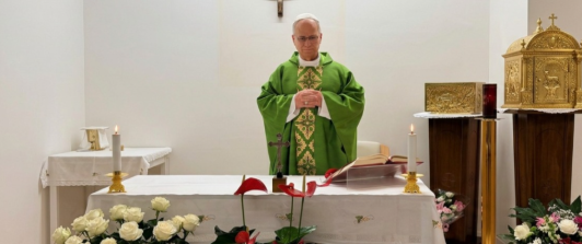 El papa León XIV celebró la Santa Misa en el Hospital Gemelli