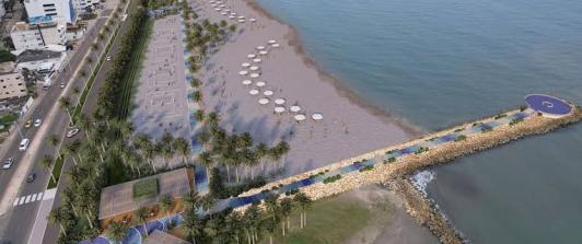 Posponen apertura del Gran Malecón de Cartagena por fuertes lluvias
