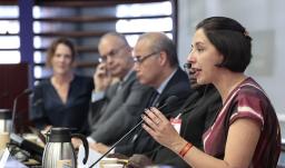 Ministra Martha Carvajalino.
