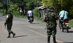 Secuestro de funcionarios de la gobernación del Cauca. / Foto: AFP.