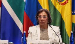 Canciller (e) Rosa Yolanda Villavicencio. / Foto: Alejandro Mejía.