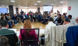 reunión de negociación del paro arrocero