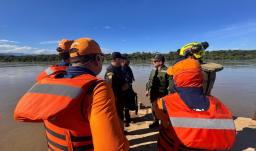 Búsqueda de militares en el Río Magdalena. / Foto: COL_EJERCITO.