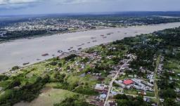 Frontera entre Colombia y Perú.