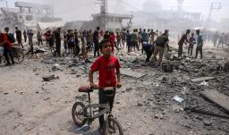 Niño en Gaza