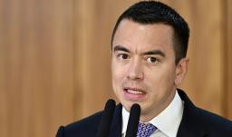 Denuncia contra presidente Noboa por presunto tráfico de influencias 