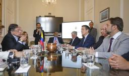 Reunión del presidente Petro con congresistas de Estados Unidos.
