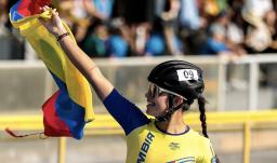 Gabriela Rueda, patinadora colombiana.