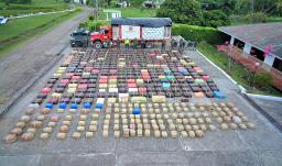 Ejército incautó 8,6 toneladas de marihuana en Huila: el mayor golpe al narcotráfico en los últimos 4 años