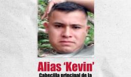 Segundo cabecilla de la columna Carlos Patiño, alias Kevin