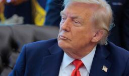 Donald Trump sobre chiste de dictadura. / Foto: AFP.