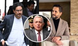 Carta de Cepeda y abogado Del Río sobre Uribe. / Fotos: AFP y X Del Río Malo.