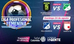 Liga femenina por Señal Colombia. / Foto: RTVC.
