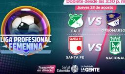 Liga femenina por Señal Colombia. / Foto: RTVC.