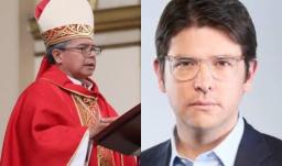 Cardenal Rueda sobre muerte de Miguel Uribe. / Fotos: Vatican News y Senado.