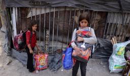 Niños Franja de Gaza. / Foto: AFP. 