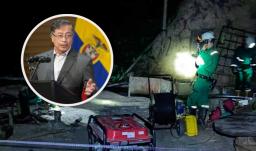 Presidente Petro sobre índices del carbón. / Fotos: Presidencia y ANM.