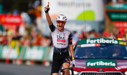 Jay Vaine ganó la sexta etapa de La Vuelta y un noruego es el nuevo líder de la prueba