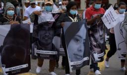 Marcha contra el asesinato de firmantes de paz.