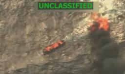 This screen grab from a video posted by US President Donald Trump on his Truth Social account on September 15, 2025, shows what President Trump says is US Military forces conducting a strike on a boat carrying alleged drug traffickers in the Caribbean Sea in the SOUTHCOM area of responsibility