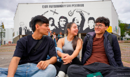 ​​Los jó​venes del Catatumbo María Camila Ávila y Rafael Amado, ingresaron a la carrera de Medicina, y Stiven Sánchez, a Fonoaudiología.