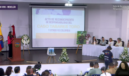 Acto de reconocimiento de responsabilidad del caso Tabares Toro