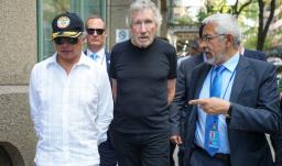 Presidente Petro y Roger Waters. / Foto: Presidencia.