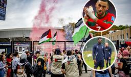 Atletas por la paz. / Fotos: AFP. 