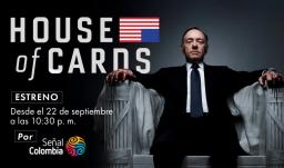 Pieza gráfica House of Cards.
