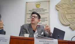 Ministro de Educación Daniel Rojas Medellín.