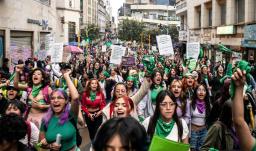 Movilizaciones. / Foto: AFP.