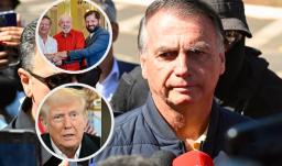 Reacciones sobre condena a Jair Bolsonaro. / Fotos: Presidencia de Chile y AFP.