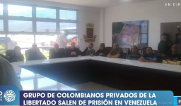 Primeras imágenes de los colombianos liberados que estaban en cárceles venezolanas