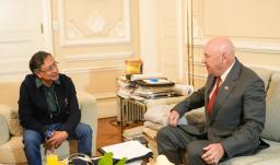 Reunión del presidente Petro con John McNamara
