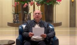 Eduardo Montealegre, presentando el borrador de la propuesta para la Asamblea Constituyente