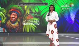Martha Rentería, presentadora del noticiero de RTVC