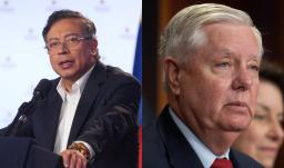 Petro le responde a senador de EE.UU. / Fotos: Presidencia y AFP.