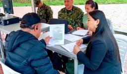 Registro de militares. / Foto: Comando General de las Fuerzas Militares.