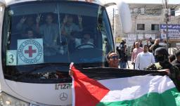 Liberación de prisioneros palestinos. / Foto: AFP.