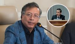 Petro sobre Bernie Moreno. / Fotos: Presidencia y AFP.