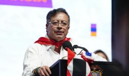 Petro en la Plaza Manuel Murillo Toro. / Foto: Pablo Pulido - RTVC.