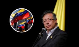 Presidente sobre la paz en Venezuela. / Fotos: Presidencia y AFP.