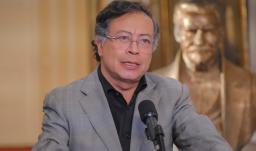 Petro en gira por Oriente Medio. / Foto: Presidencia.