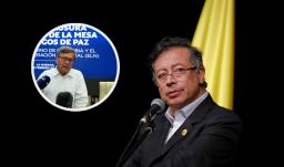 Presidente Petro sobre el eln y clan del golfo. / Foto: Presidencia y AFP.