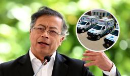 Petro sobre salud preventiva en Colombia. / Fotos: AFP y MinSalud.