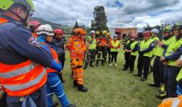 Simulacro Nacional de Respuesta a Emergencias 2024 UNGRD. / Foto: UNGRD.