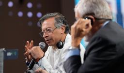 Participación del presidente de Colombia, Gustavo Petro en el panel Iniciativa de Inversión