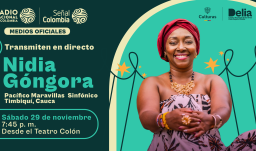 No se pierda la voz del Pacífico, Nidia Góngora, junto a la orquesta sinfónica nacional en directo por Señal Colombia 